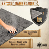 Multi-Terrain - The Original Battle Grid Game Board - Double Sided - 22"x26"