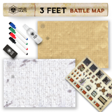 SALE - Desert / Tundra - Dry Erase Mat - 24"x36"