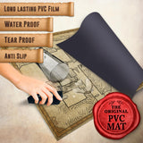 Distressed Dry Erase Grid Mat - 24"x36" (Version 2)