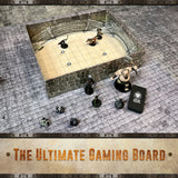 Multi-Terrain - The Original Battle Grid Game Board - Double Sided - 22"x26"