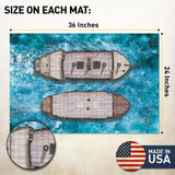 Ship Multi Set - 3 Pack Double Sided Dry Erase Grid - 24"x36"