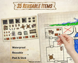 Melee Mats Reusable Icon Set for All Battle Game Mats