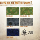 Vinyl Battle Game Mat - Road Decay - [48" x 72"]