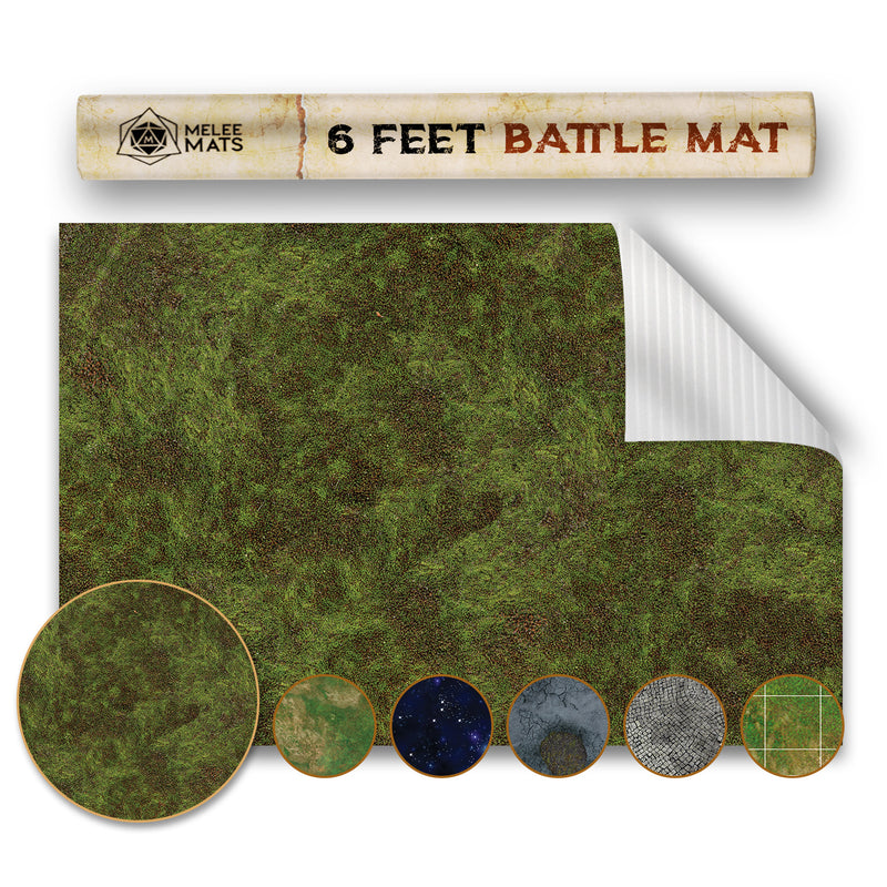 Vinyl Battle Game Mat - Dark Moss - [48" x 72"]